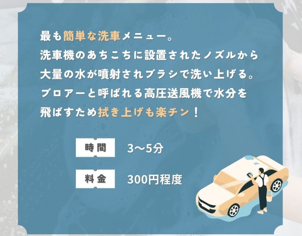 水洗い洗車